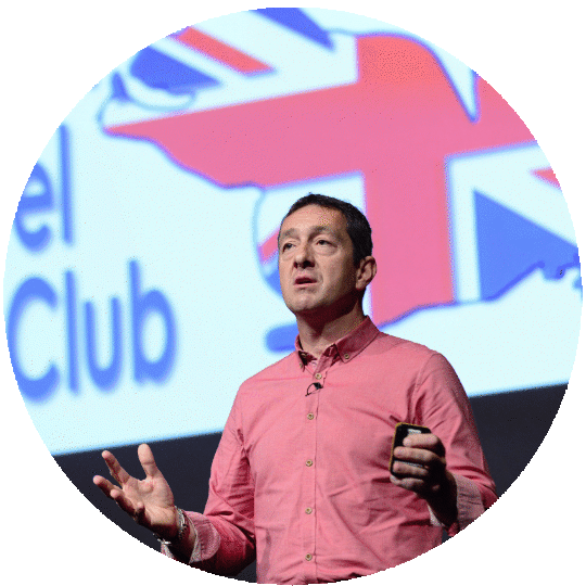 Chris Boardman giving speach